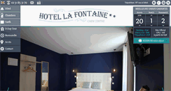 Desktop Screenshot of hotelfontaine-caen.com